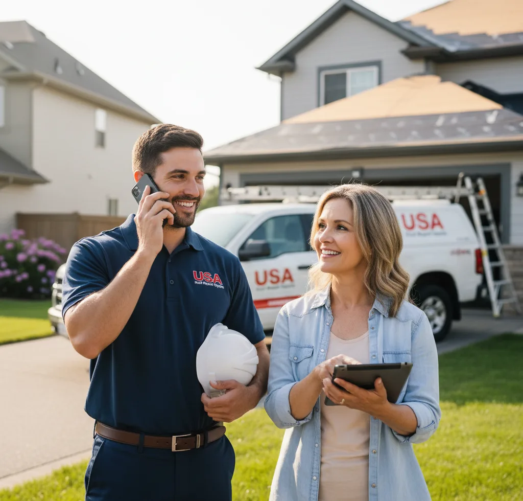 USA Roof Repair Experts customer support in Parker City